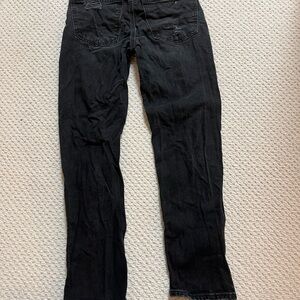 American Eagle Outfitters Black Straight Leg Jeans